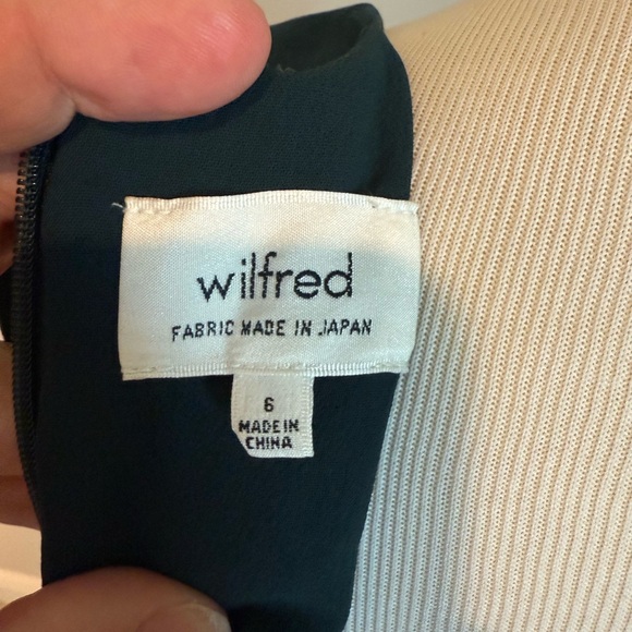 Like New Aritzia Wilfred Dark Green  Montbrun Dress (6) - Picture 7 of 7